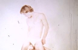 Vintage blowjob video with two teens